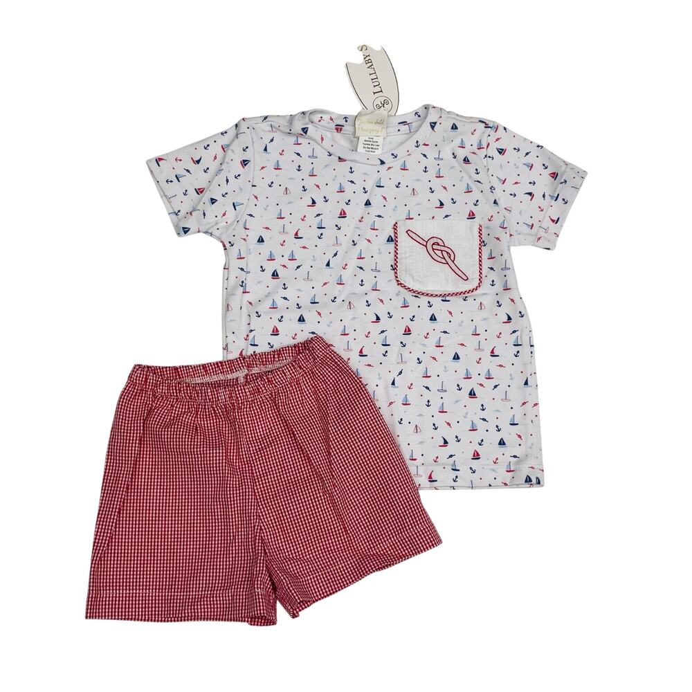 NWT (please read) Lullaby Set 24M Nautical Charlie Short Set